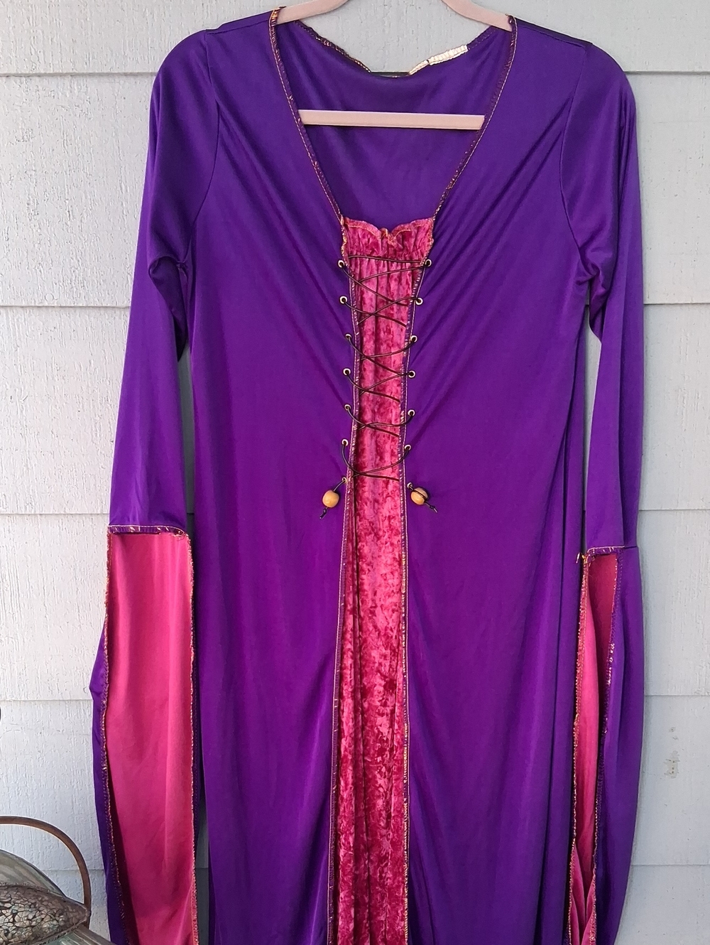 Renaissance Dress with Lace-Up Front